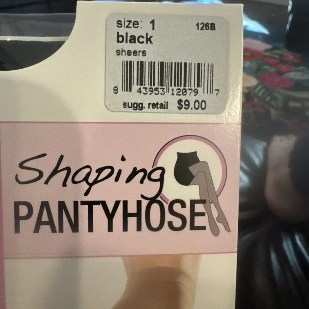 Spanx Assets By Sara Blakely Shaping Pantyhose Black Size 1 NWT